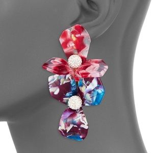 Lele Sadoughi Trillium Bouquet Earrings